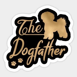 Bichon Frise Dogfather Sticker